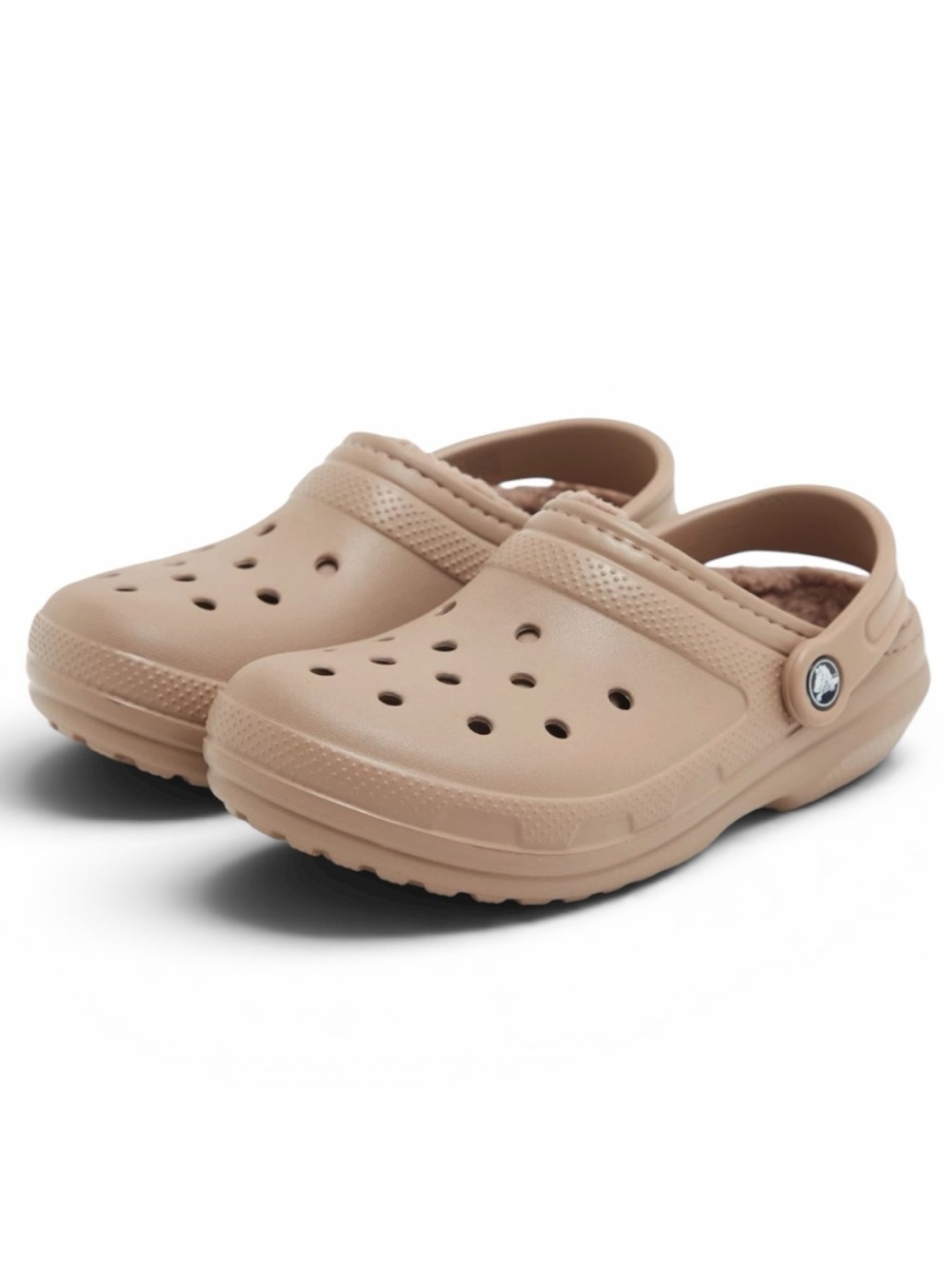 Crocs Tan Classic Lined Clogs